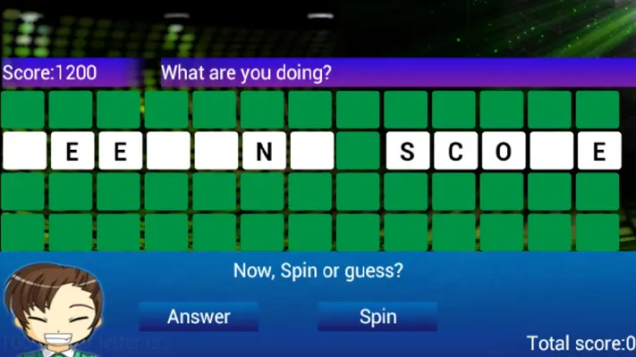 Wheel of words android App screenshot 2